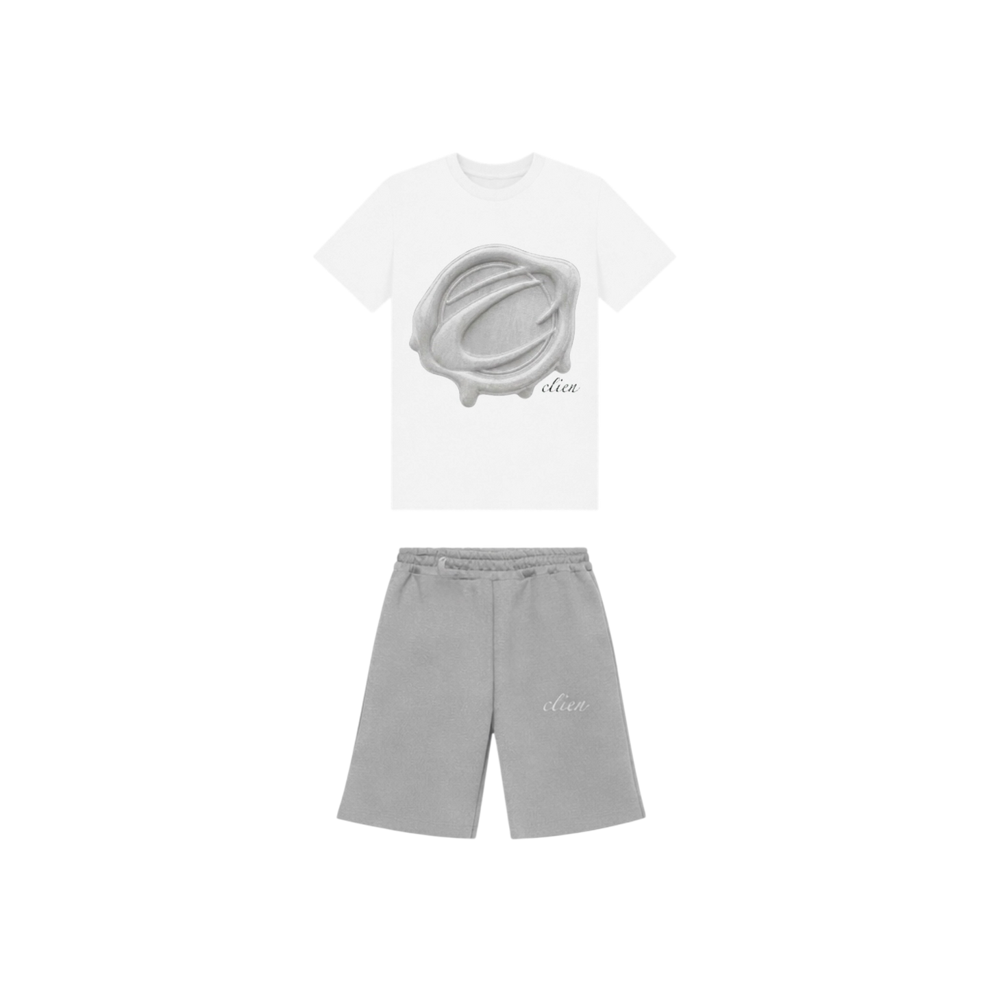 S26 Gravel Grey Wax Clien Short Set