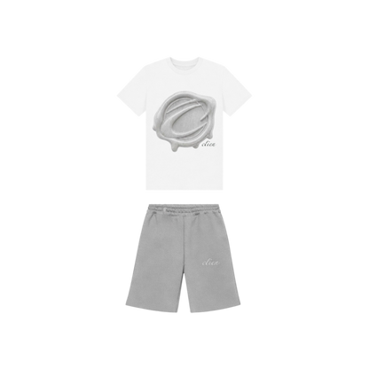 S26 Gravel Grey Wax Clien Short Set
