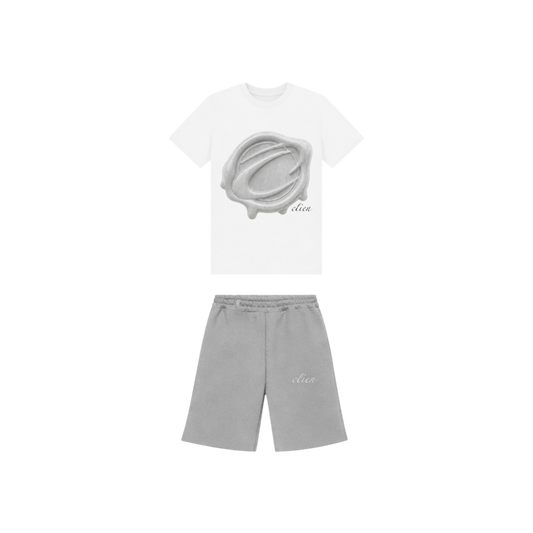 S26 Gravel Grey Wax Clien Short Set