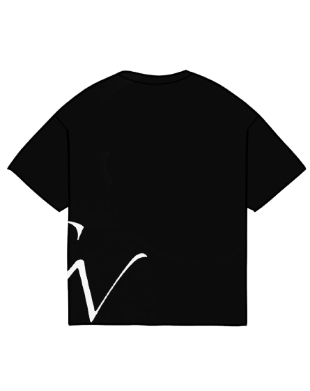 Black CLIEN Double Side T-shirt
