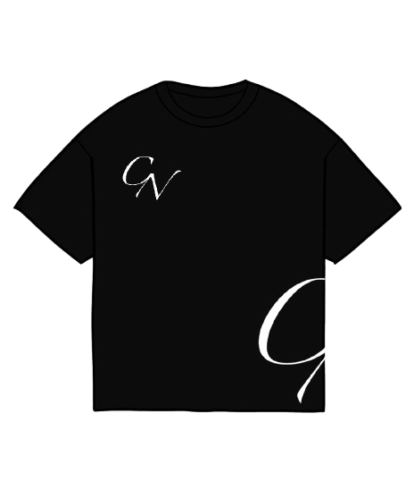 Black CLIEN Double Side T-shirt