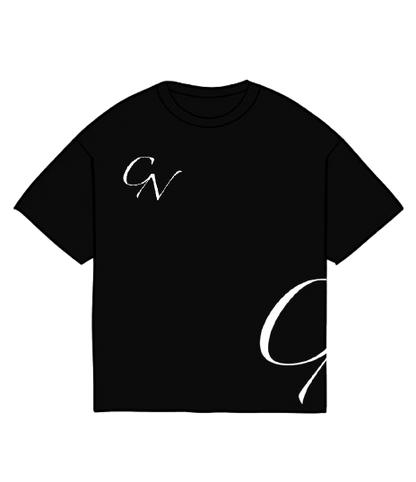 Black CLIEN Double Side T-shirt