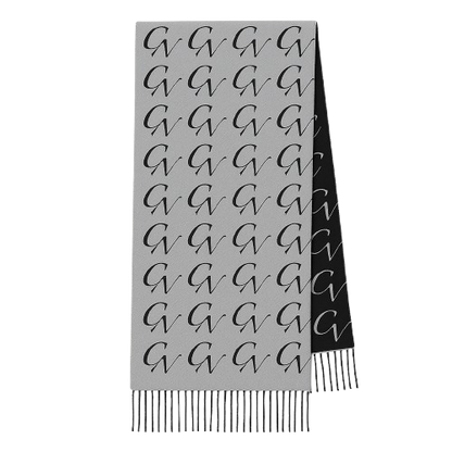CLIEN Black & Grey Reversible Scarf