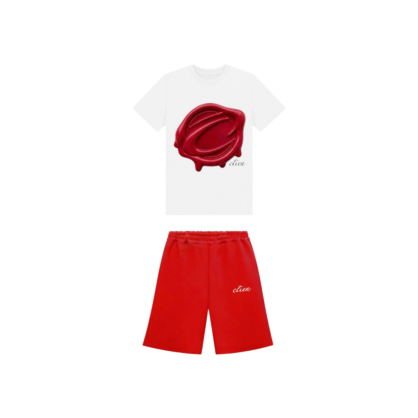 S26 Ruby Red Wax Clien Short Set
