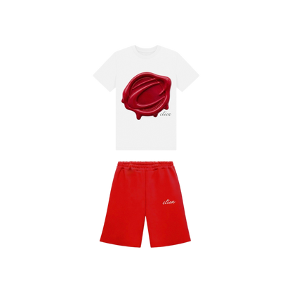 S26 Ruby Red Wax Clien Short Set