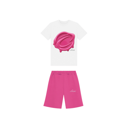 S26 Petal Pink Wax Clien Short Set