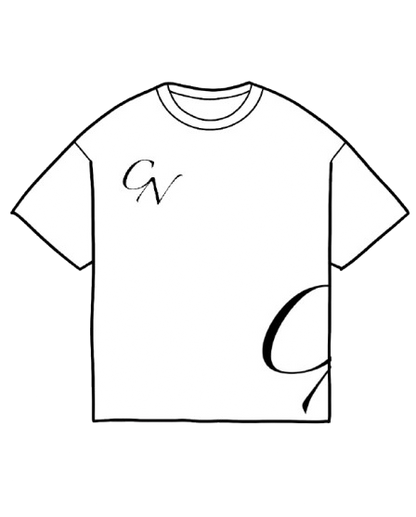 White CLIEN Double Side T-shirt
