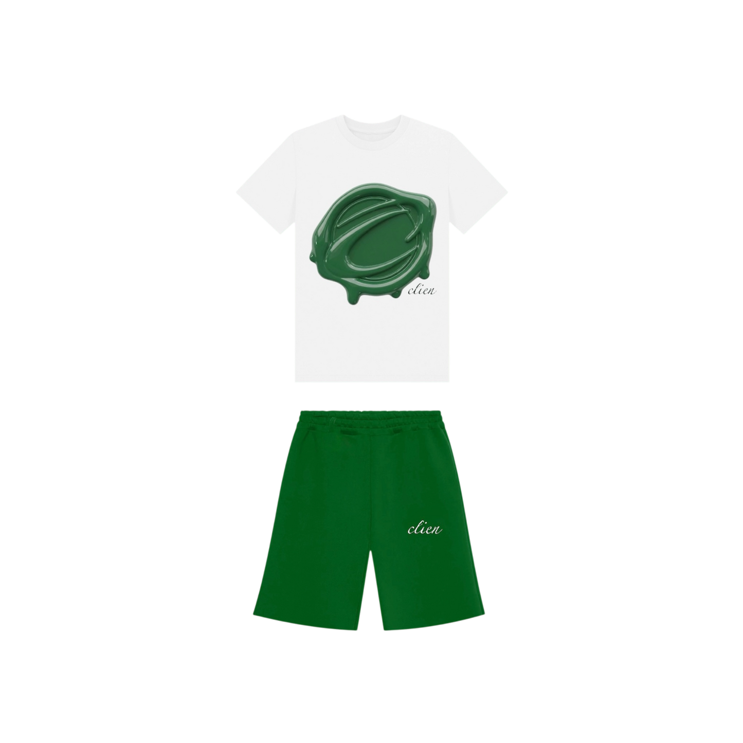 S26 Garden Green Wax Clien Short Set
