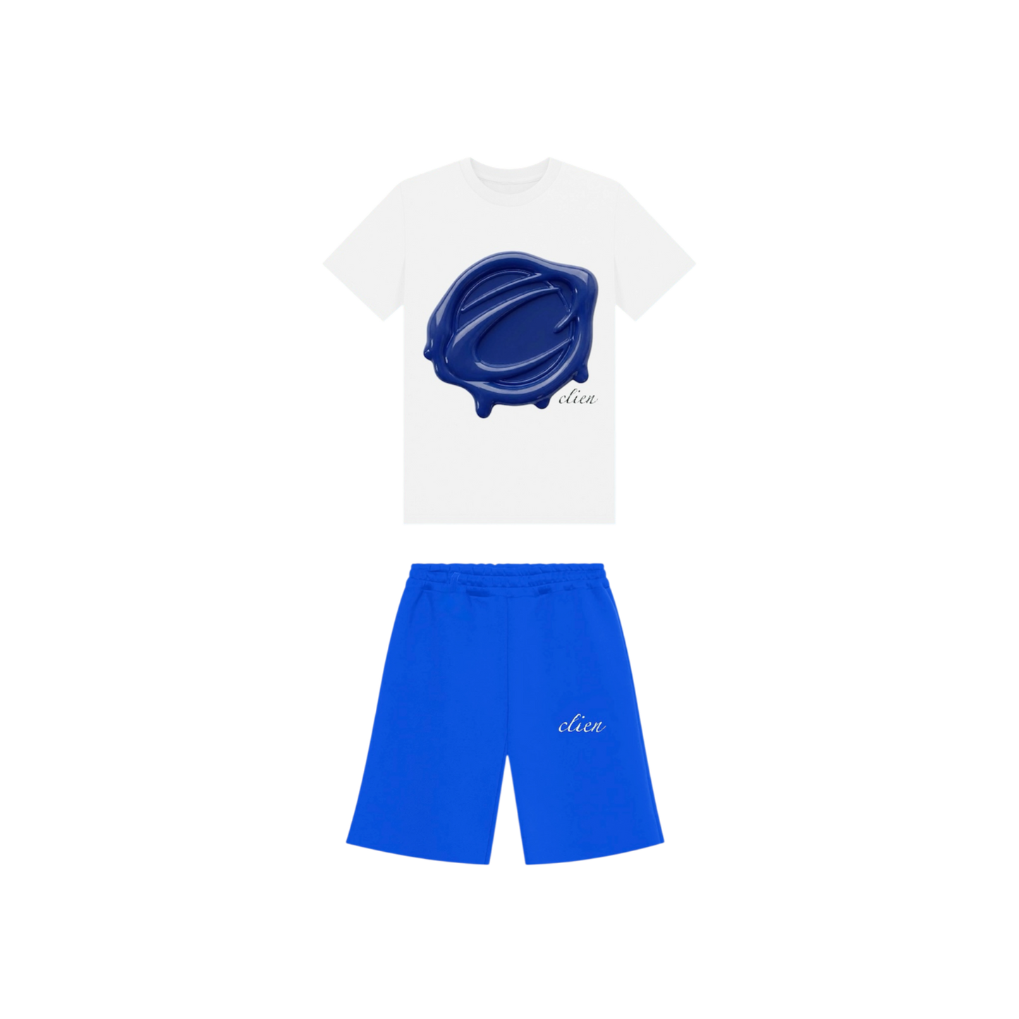 S26 Berry Blue Wax Clien Short Set