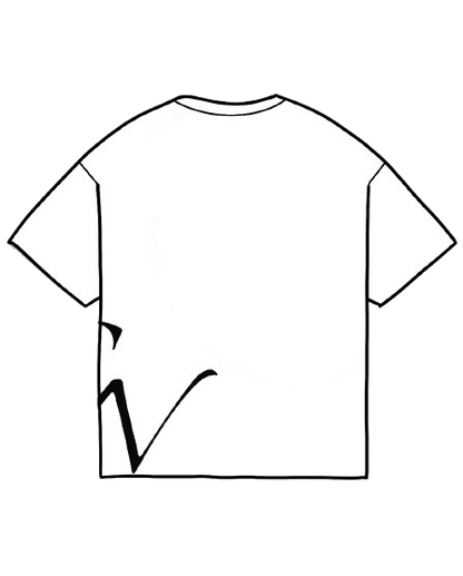 White CLIEN Double Side T-shirt