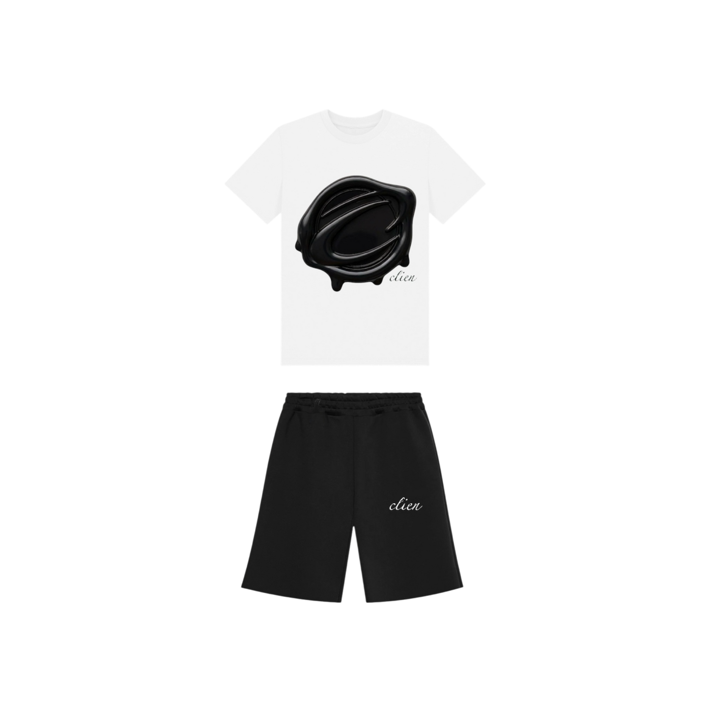 S26 Bat Black Wax Clien Short Set