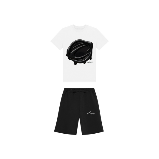 S26 Bat Black Wax Clien Short Set