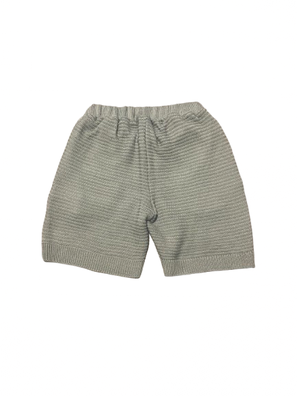Grey Knitted CLIEN Shorts