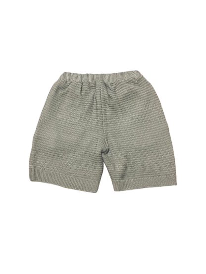 Grey Knitted CLIEN Shorts